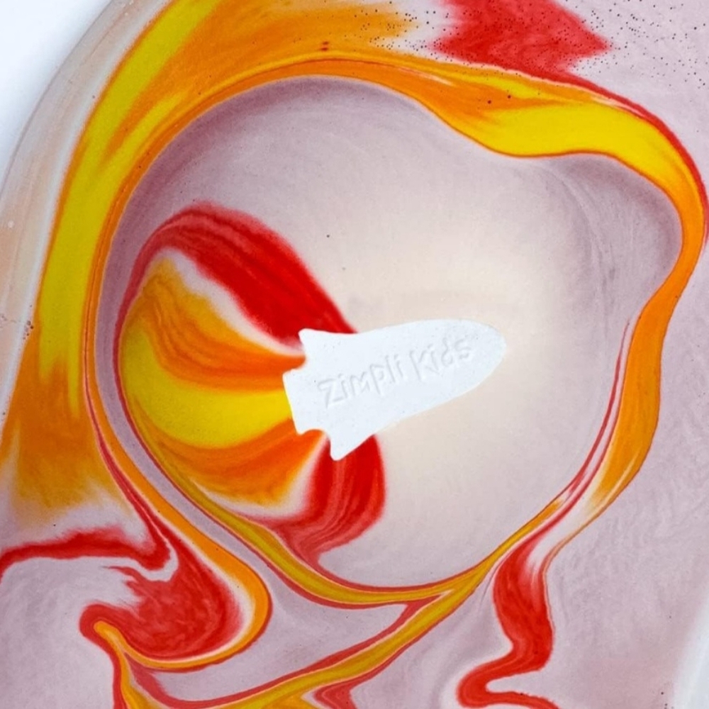 Rocket bath bomb + 10 water color tablet